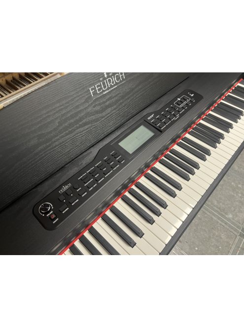 Feurich Olya digitális zongora fekete
